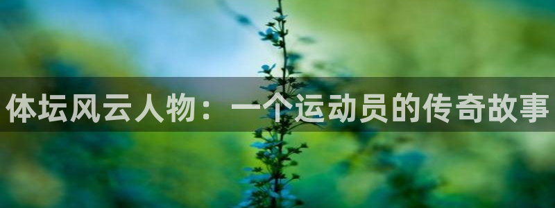 海南yy易游官网下载发展怎么样：体坛风云人物：一个运