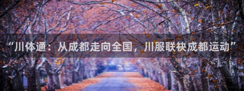 yy易游官方正版app娱乐下载：“川体通：从成都走向