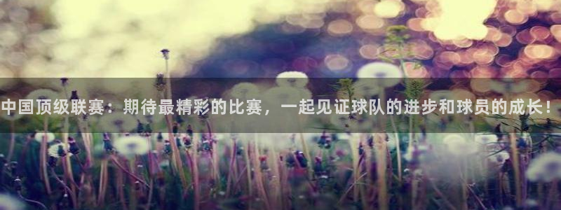 看球直播龙门直播：中国顶级联赛：期待最精彩的比赛，一起见证球队的进步和球员的成长！